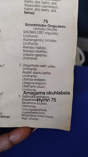 Explore Amagama Okuhlabelela Hymn Book