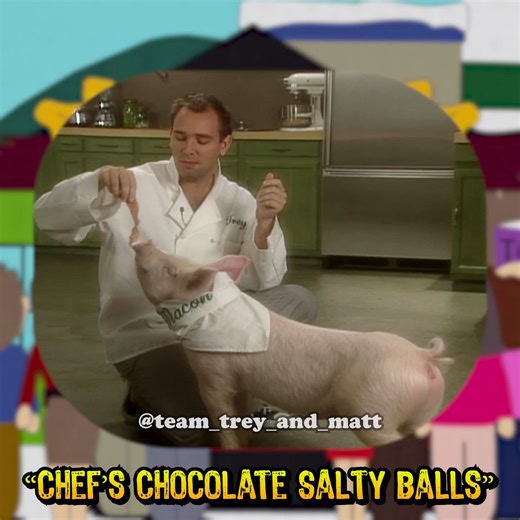 Team Trey & Matt | Trey Parker and Matt Stone cooking show/introduction for the 'South Park' episode "Chef's Chocolate Salty Balls". Macon sure does love... | Instagram