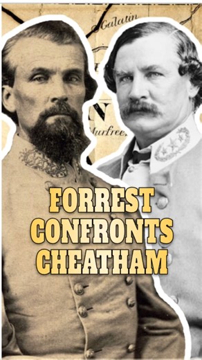 Forrest Confronts Cheatham #history #civilwar #Union #Confederate