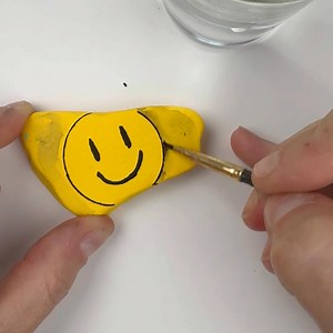 Smily Face Rocks for Beginners: Easy Painting Tutorial Part 3 | Rock Painting 101
