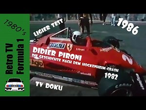 Didier Pironi | Review Hockenheim-Crash 1982 | TV Doku | Ligier Formel 1 Test 1986 | Speedboot