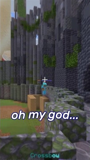 the best mistake that my friend accidentally made in Minecraft