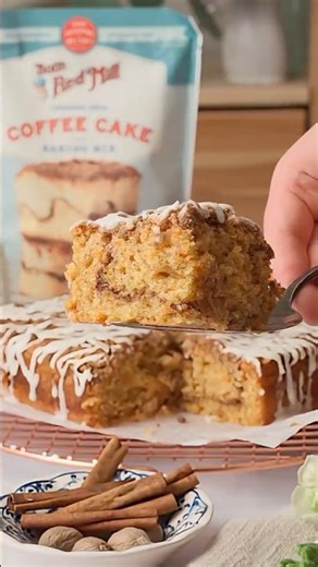 Springtime Carrot Streusel Cake