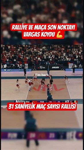 Türkiye 3 - Belçika 0 🇹🇷🇹🇷❤️🤍 #fileninsultanları #vnl2026 #ankara #vargas #shorts