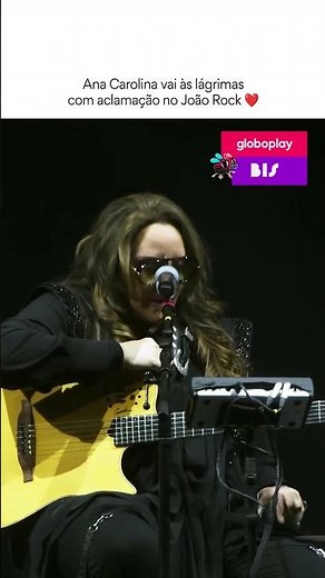 Ana Carolina CHORA com CARINHO DOS FÃS! | João Rock 2026 | Música Multishow | #shorts