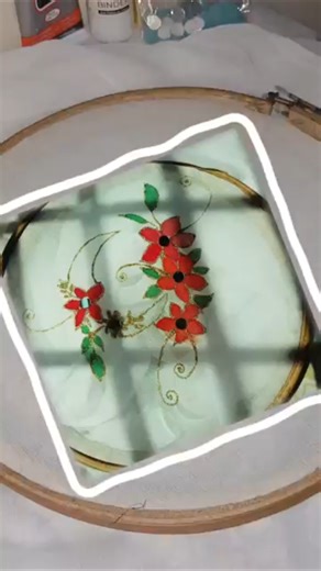 Hand painted dreams on chiffon 🌙✨