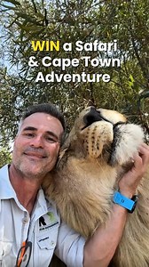 You and a guest could win the ultimate South African escape: flights ✈️, 3 nights on safari 🐘, 3 nights in Cape Town 🌍, and 2 nights at Kevin Richardson's Wildlife Sanctuary 🏕️ Every entry supports the Kevin Richardson Foundation 🧡 | The Kevin Richardson Foundation