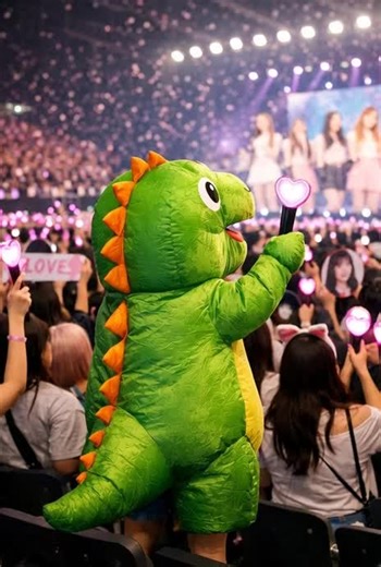 Amazing T-Rex Dance Moves at the Concert