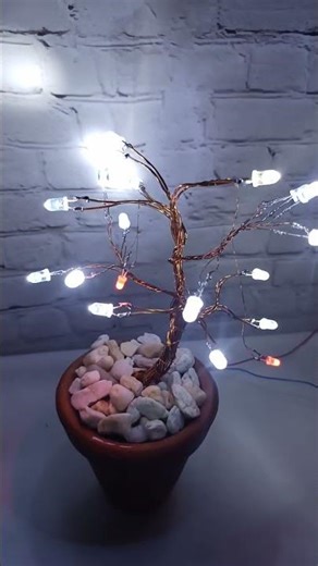 El momento de encenderlo... Árbol de LEDs casero ✨🌳