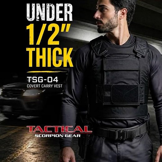 Level IIIA Concealable Vest | Built for Discreet Protection | Tactical Scorpion Gear #bodyarmor