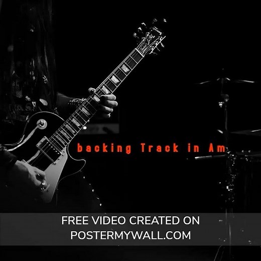 soft Rock Backing Track in Am