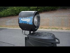 Power Breezer Max + _Misting with person 100 feet away