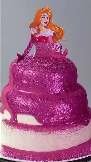 Pull Me Up Disney Princess Cake Decorating Idea