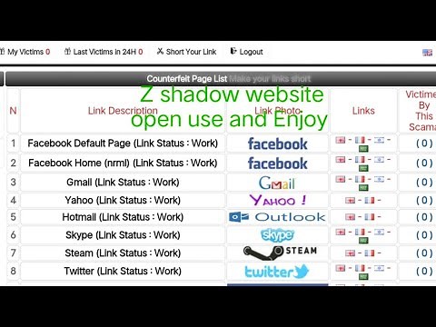 How To Use Z shadow web site and creat account