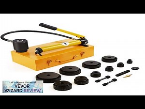 VEVOR Hydraulic Knockout Punch Kit 15 Ton 1/2" to 4" Conduit Hole Review