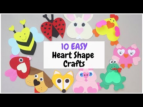 10 Easy Heart Shape Craft Ideas