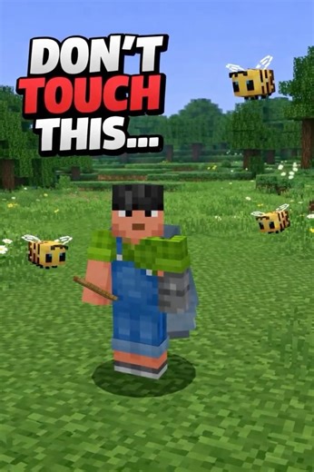 Minecraft vs Real Life Bees 😭