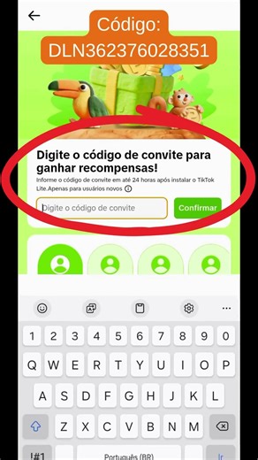 Código de convite TikTok Lite – Guia completo #tiktoklite #codigotiktoklite #tiktoklitecodigo