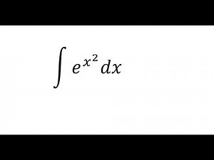 Calculus Help: Integral of e^(x^2) - Imaginary Error Function