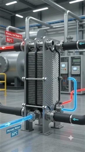 Plate Heat Exchanger #chemicalengineering #mechanicalengineering #HeatExchanger #education
