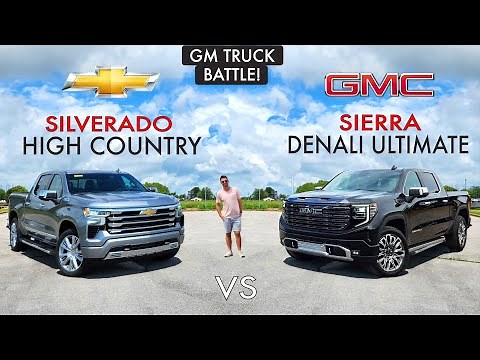 TRUCK SHOWDOWN! -- 2024 Chevy Silverado vs. GMC Sierra: Comparison
