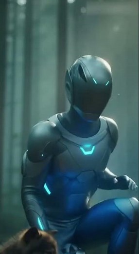 Alien Saves a Wolf Cub