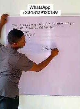Solve this accounting problem #accounting #accountancy #ICAN