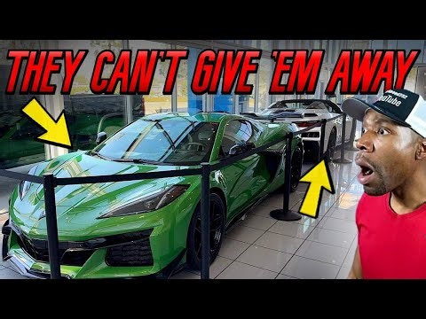 This Dealership can't GIVE AWAY New C8 Corvettes After 4 HUGE Price Drops!