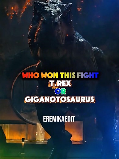 WHO WON THIS FIGHT 🤯 | Jurassic World Dominion. #jurassicworld #dinosaur