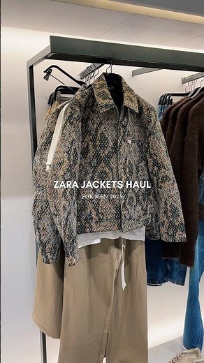 ZARA Jackets Haul For Men 2025 😍 | ZARA Winter HAUL #zara #zarajacket #jackets