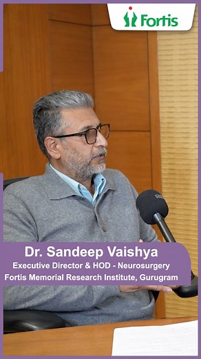 The Gamma Knife isn't a conventional surgical instrument. Instead, it delivers highly focused radiation beams to specific targets in the brain, with extreme precision, while minimising damage to surrounding healthy tissue. Here’s Dr. Sandeep Vaishya, Executive Director & HOD, Neurosurgery at Fortis Memorial Research Institute, Gurugram, providing further information about the functioning of gamma knife surgery during “Wellness Waves,” a video podcast by Fortis Healthcare. #GammaKnife #Neurosurge