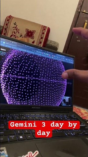 Gemini 3 particle system #gemini3￼
