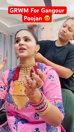 किसके लिए इतना तैयार हुई 😱 / How to make a wedding special for guests? #shorts #grwm #traditional