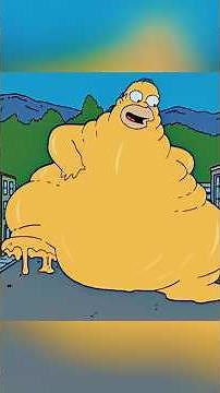 Homer gains super fat #simpsons #shorts