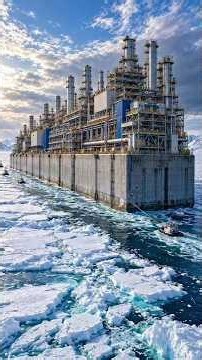 How a 640,000-Ton Factory Floats Across the Arctic #megaprojects #engineering #infrastructure