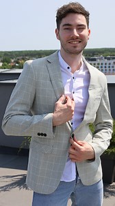 Watch COOFANDY Men's Sport Coat - Plaid Blazer-Light Khaki on Amazon Live