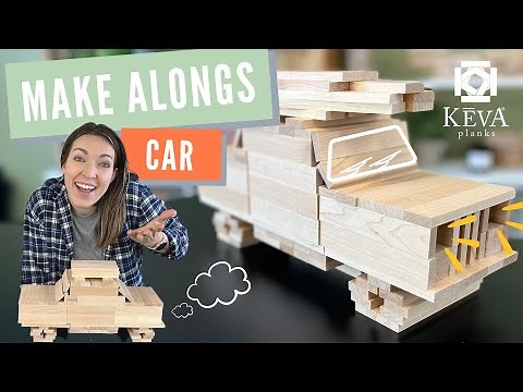 Build a Car with KEVA Planks // Easy Beginner // KEVA Planks