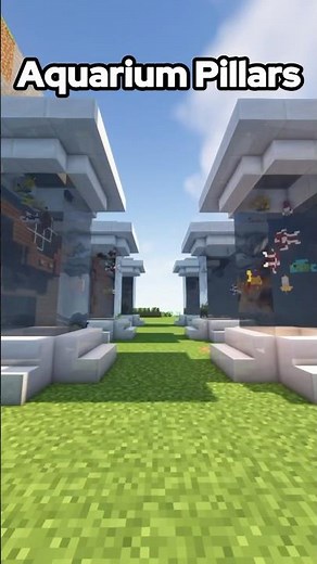 Easy Aquarium Pillers Build in Minecraft