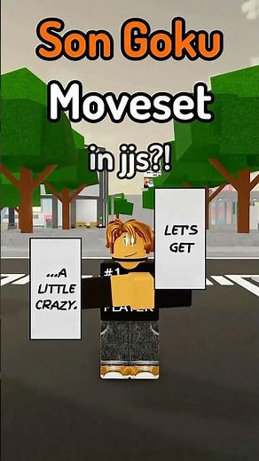 Son Goku moveset in jjs #roblox #jjs #jujustushenanigans #thedegeneratemob