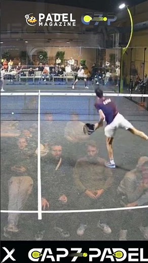 César Testoni and his par 3 from space at the P1000 Cap 7 Padel Marseille