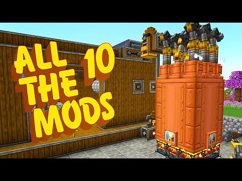Steam Powered Iron & Gold Farms! - ATM10 Ep7