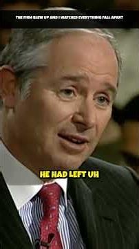 Steve Schwarzman: The Day Lehman Blew Up And Changed Everything
