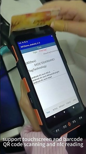 android 13 pistol grip rfid barcode scanner testing #warehouse #logistics #barcodescanner