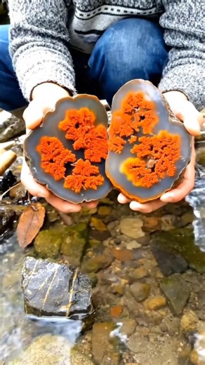 Moss agate is very unique and rare due to its distinctive moss-like patterns. #geology #crystals