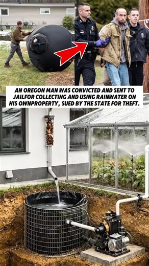 Oregon Man Jailed for Collecting Rainwater on His Property