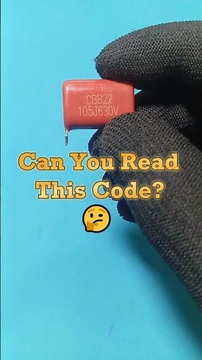 Most People Don’t Know This Capacitor Code! ⚡