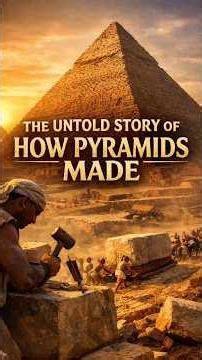 The Untold Story of How the Pyramids Were Built | 60-Second Documentary