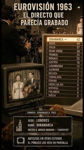 Eurovisión 1963: el directo que parecía grabado