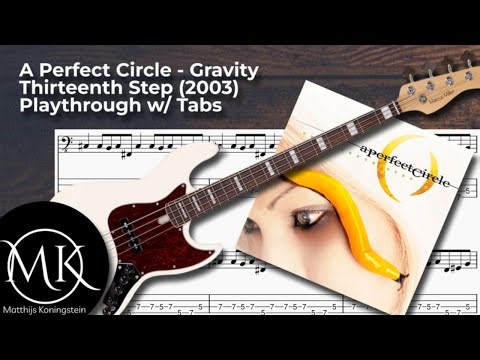 A Perfect Circle - Gravity (Bass Cover) (Lesson w/ Tabs)