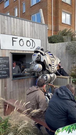 962K views · 16K reactions | Worried about Robots taking over your job? Don’t worry, they’ll try to take your facial hair first! #robot #entertainment #ai #ArtificialIntelligence #technology #comedy Love Newquay | Titan the Robot | Facebook